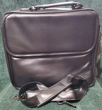 Laptop, Tablet, Briefcase Messenger Bag with Shoulder Strap, Black NWOT