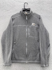 The North Face Men s M Gray Full Zip Fleece Jacket Read Description