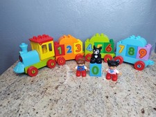 Retired 2017 LEGO Duplo 10847 Number Train My First -100 Complete w/o box