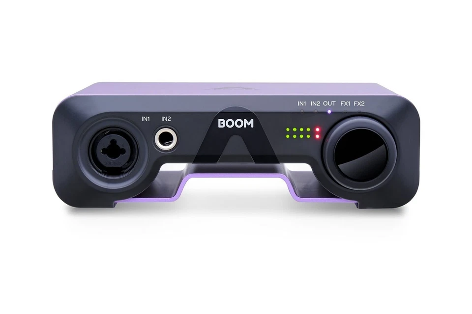 Apogee BOOM 2x2 Audio Interface with Built-in Hardware DSP FX - Image 2 of 4