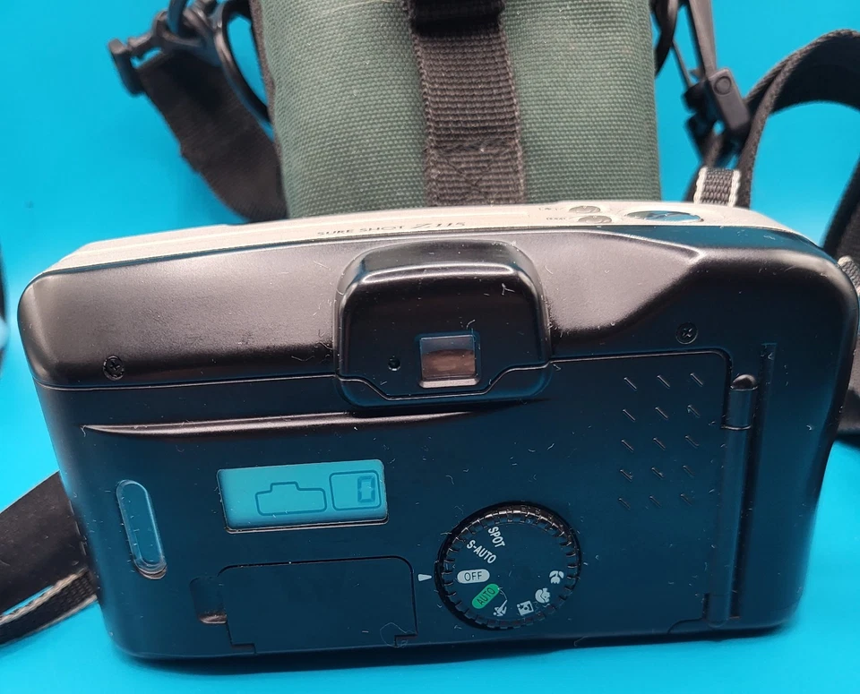 Canon Sure Shot Z115 Point & Shoot 35mm Film Camera Tested w Bag  - Works - Image 4 of 4