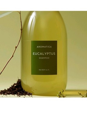 AROMATICA Eucalyptus Anti-Hair Loss Shampoo 1L (33.8 fl.oz) Scalp Care K-Beauty