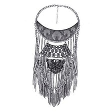  Collar Necklaces Pendants Vintage Maxi Choker Statement Collier Boho Women 