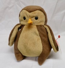 Ty Beanie Baby - 1995 "HOOT" Owl - #4073 - With All Tags
