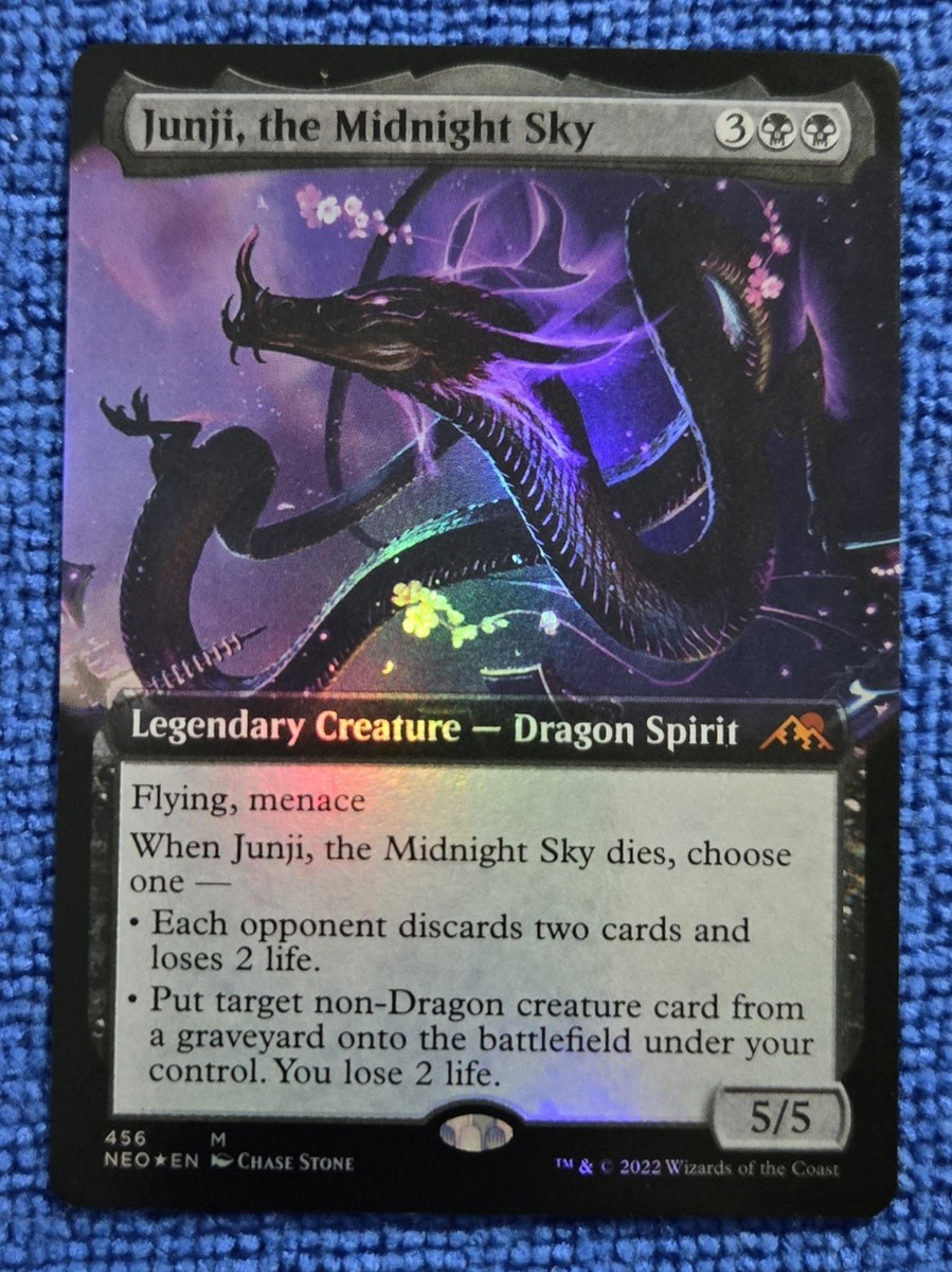 MTG 1x Junji, the Midnight Sky – Extended Art Foil #456 Kamigawa