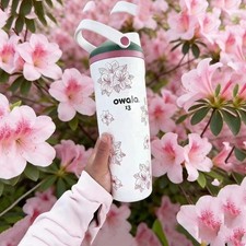 NEW Owala FreeSip  Azalea 13  Golf 30oz Water...
