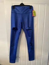 Zumba Wear Spicy S Zumba Slashed High Waisted Long Leggings Small BNWT