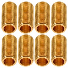 8 Pcs Standard Lamp Fitting Stem Nipples Fixture Parts Replacement