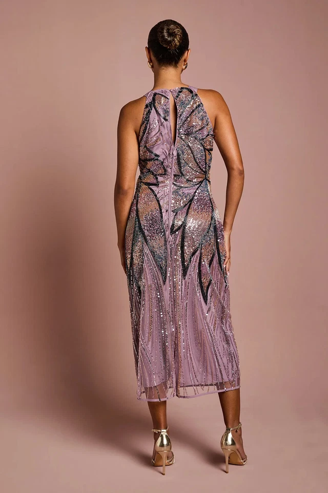 Coast Lilac Column Dress Womens Occasion Dresses - Image 3 of 4