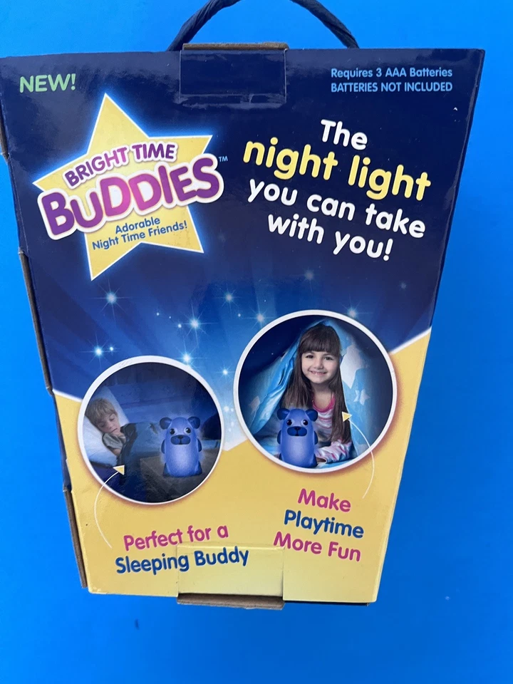 Nuevo Bright Time Buddies Colorido Perro Niños’s Luz Nocturna ¡Llévalo a Cualquier Parte! Foto 3 de 4