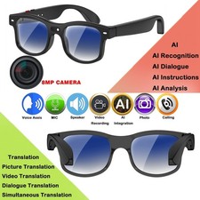 6K HD Smart Glasses: Bluetooth, AI Chat and 8MP Camera, Call & Control