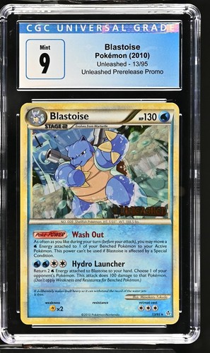 Blastoise graded CGC 9 for sale on eBay