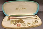 Vintage BULER Ladies Interchangeable Manual Wind-Up Watch Set-Boxed (PLS READ)