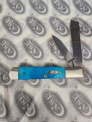 2024 Case Carribean Blue Bone Razor