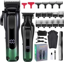 Hatteker Hair Clippers for Men Professional,Clippers and Trimmers Set... 