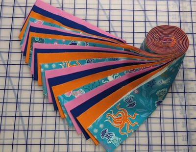Jelly Roll-Down in The Deep-20-2 1/2'' Strips