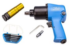Clé à choc pneumatiques  1/2" 550 Nm + Une douille à choc 19 mm + 5 Extracteurs