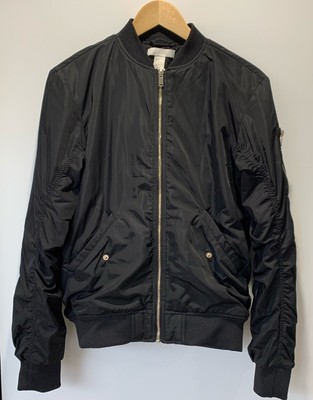 bomber jacket gold zipper