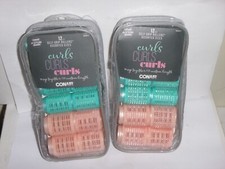  2 pack CONAIR Self-Grip Curls Curls Curls ROLLERS SELF GRIP ASST sizes 12PK