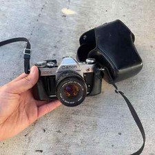 Vintage Canon AE-1 AE1 35mm Film Program Camera w Canon 50mm Lens READ DSCRPT HN