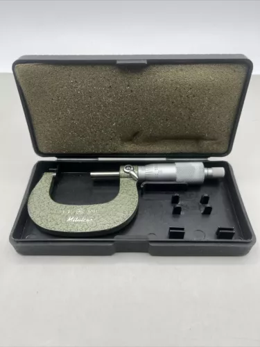 Vtg. MITUTOYO 1"-2" outside MICROMETER 103- 262    JAPAN