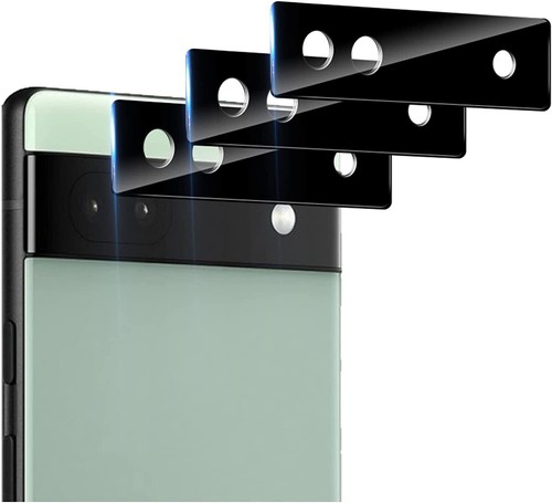 Protector de lente de cámara de vidrio para Google Pixel 6 7 Pro cubierta 3D completa curva - Imagen 8 de 11