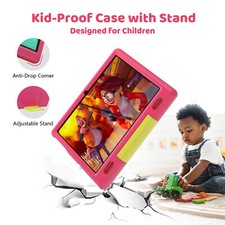 Kids Tablet Android 12 Pad 10.1 inch 64GB ROM 5000mAh Youtube GPS Age 3