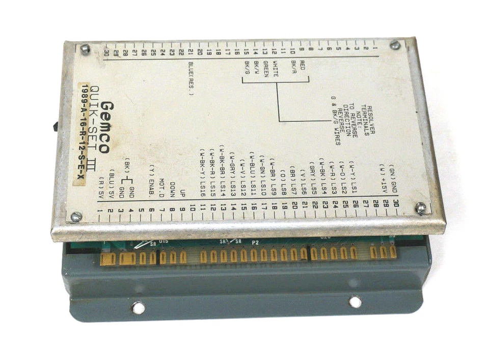 USED GEMCO 1989-A-16-R-12-S-E-X QUIK-SET III RESOLVER MODULE 1989A16R12SEX - Image 2 of 3