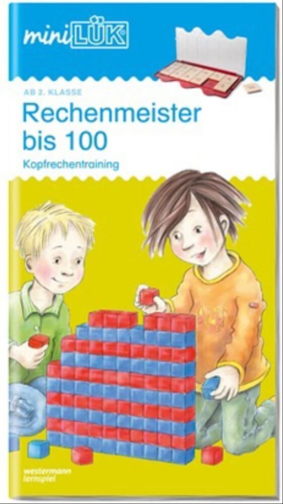Thumbnail - Minilük: Rechenmeister Bis 100, Lernheft, 29 Seiten, Von 7 - 9 Jahren