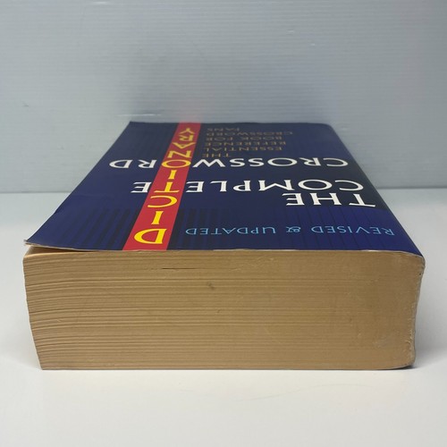 Complete Crossword Dictionary by Redwood (Paperback Book) Guides, Dictionary - Picture 6 of 7