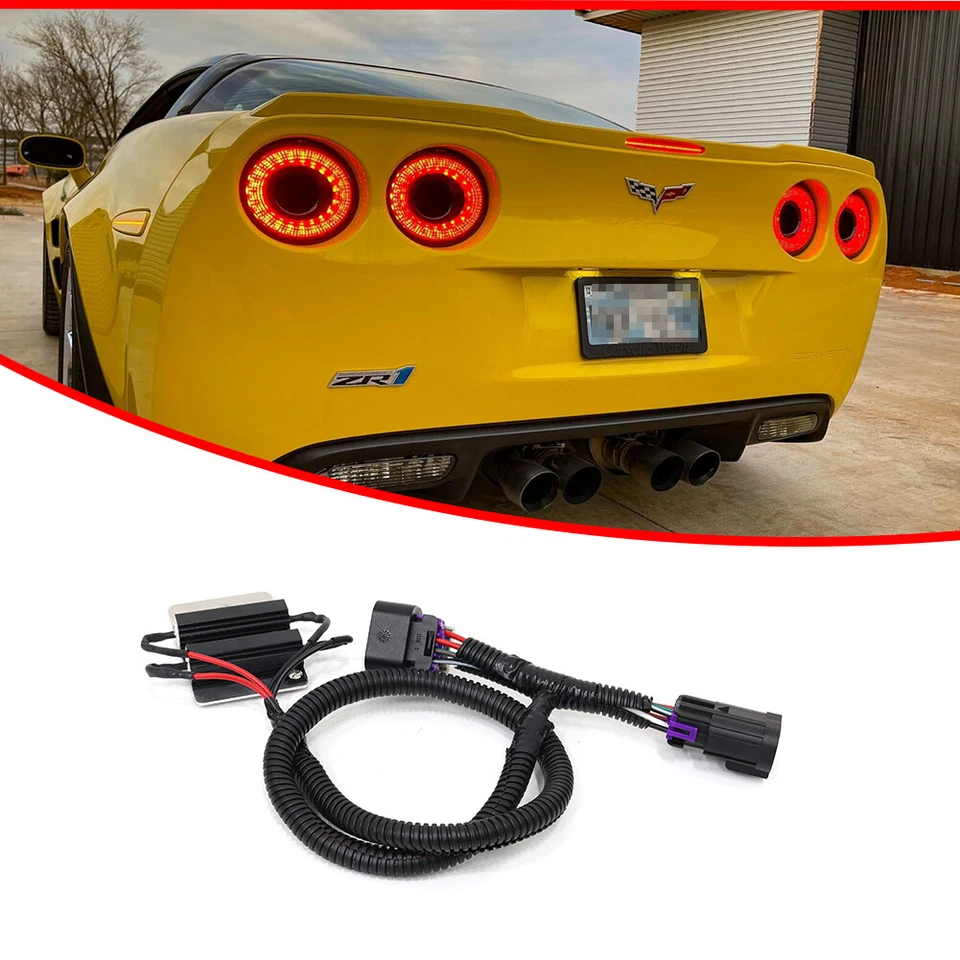 Arnés decodificador de resistencia Hyper Flash luces traseras LED Hyperflash para Corvette C6 Foto 3 de 4
