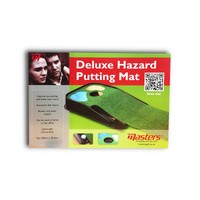 Masters Golf Ball Putter Training Aid Deluxe Hazard Putting Mat Masters Golf Ball Putter Training Aid Deluxe Hazard Putting Mat