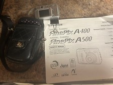 FujiFilm FinePix A500 5.1MP Digicam Digital Camera - Silver With Case  Manual