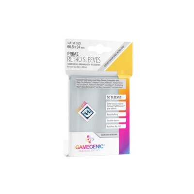 Gamegenic - Prime Retro Sleeves 66,5 x 94 mm (50Stk) Kartenhüllen