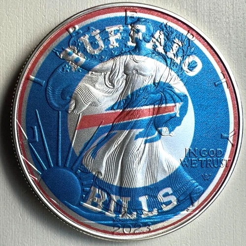 Buffalo Bills NFL - American Silver Eagle 1oz Limited Edition Silver Dollar Coin