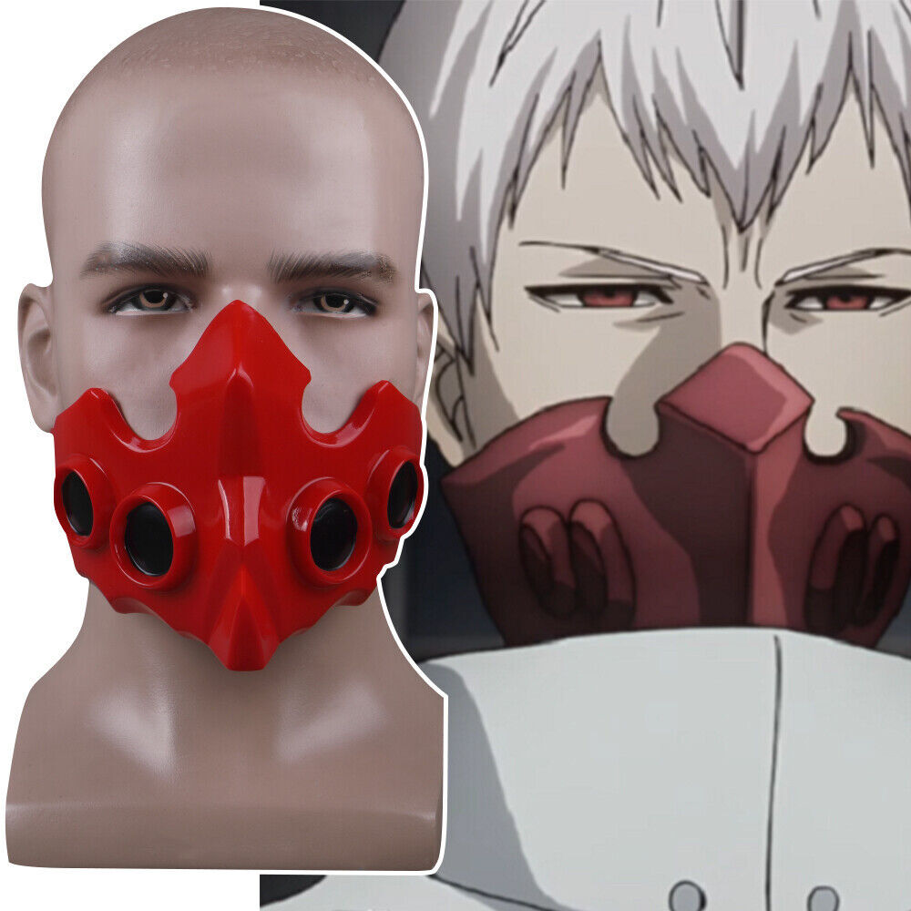 Tokyo Ghoul Tatara Mask Cosplay Halloween Masquerade Props PVC Adjustable  Size