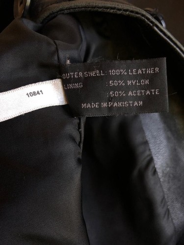 Express Genuine Black Leather Jacket Women’s Size XS - Picture 6 of 7