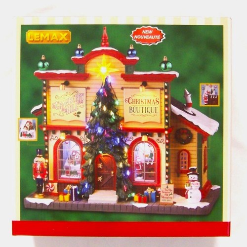 Lemax 2023 CRANBERRY HILL CHRISTMAS BOUTIQUE #35023 NRFB 2 Lit Interior Scenes * - Picture 6 of 7
