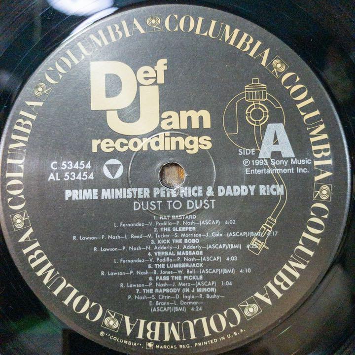 Prime Minister Pete Nice & Daddy Rich / Dust To Dust 12