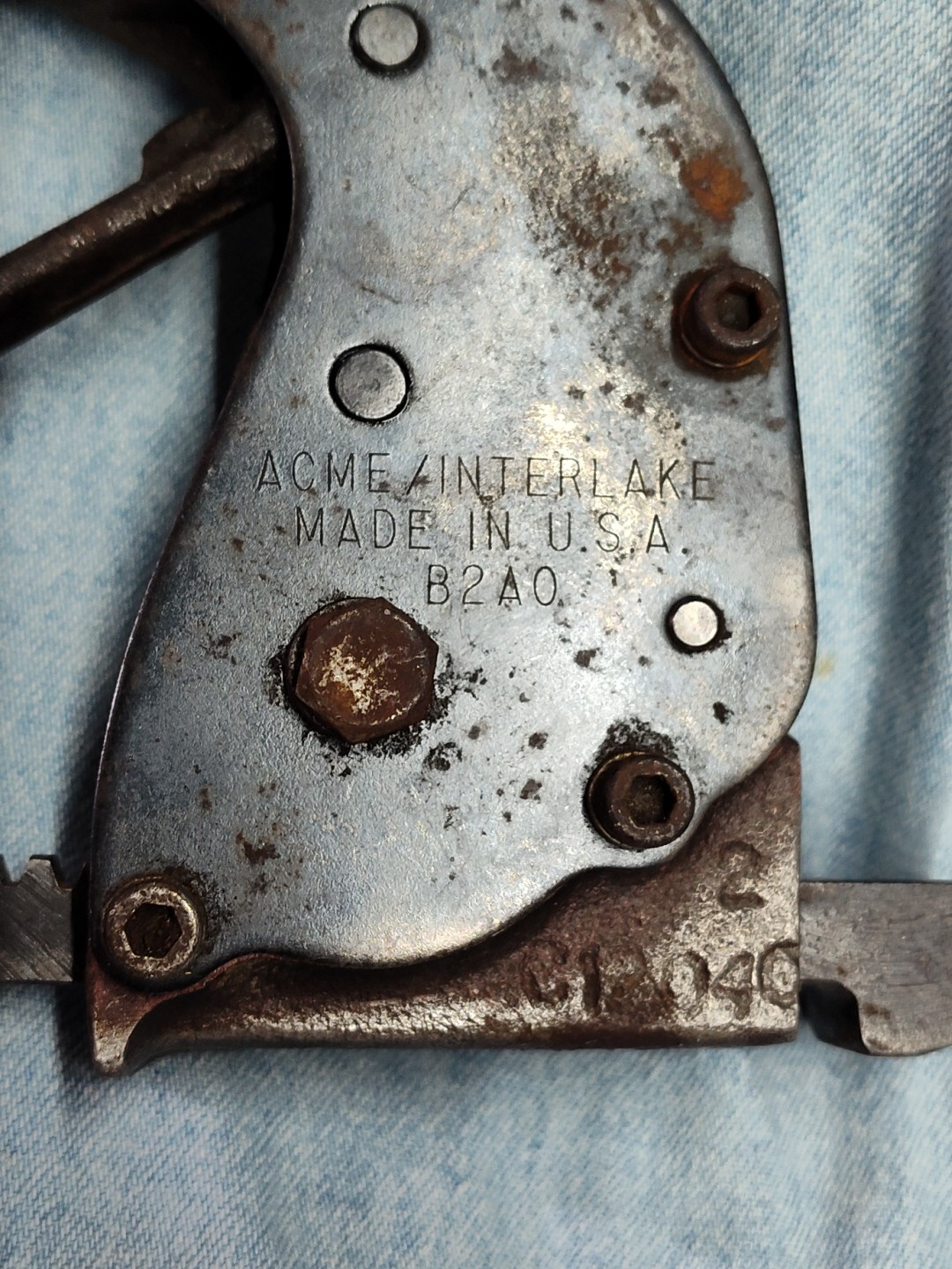 Acme Interlake B2A0 Pistol Grip Steel Strapping Banding Collectible Tool eBay
