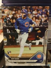 Matt Shaw 2025 Topps Now Card #21 1st MLB Career HR PR:2066 Ships ASAP