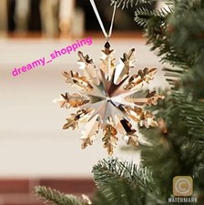 NIB Swarovski Winter Star 4 XLarge Snowflake Sparkle Crystal Ornament 5464857