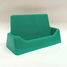 Acrylic Business Card Holder - Teal/Green (Styrene) Plastic FREE SHIPPING
