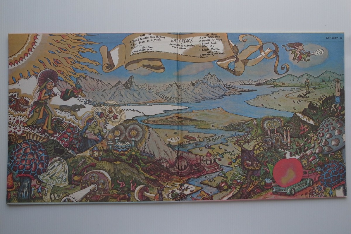The Allman Brothers Band ‎– Eat A Peach - Japan 1976 vinyl 2 LP
