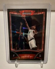 2008-09 BOWMAN CHROME XFRACTOR #5 - KEVIN GARNETT #ED 232/299