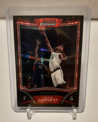 2008-09 BOWMAN CHROME XFRACTOR #5 - KEVIN GARNETT #ED 232/299