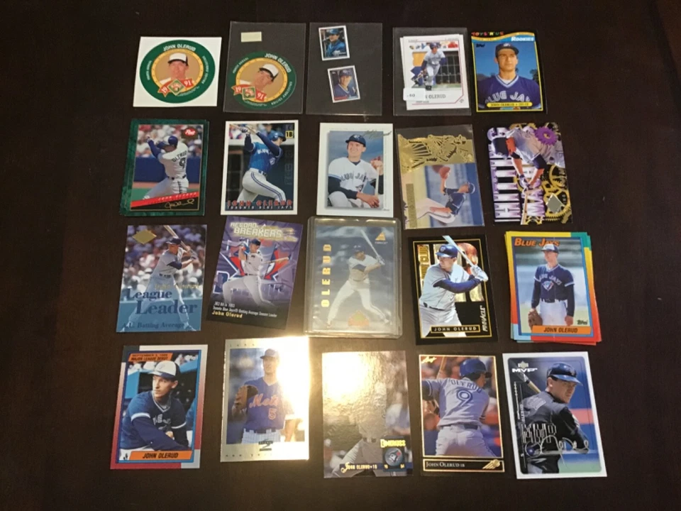 JOHN OLERUD Oddball Insert & Regular issue Baseball BLUE JAYS YOU CHOOSE - Image 3 of 4