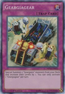 Geargiagear - MP14-EN052 - Super Rare - 1st Edition x3 - Near Mint