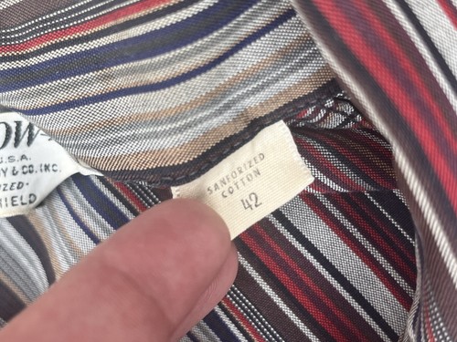 Vintage 1950er Pfeil gestreifte Rickyjacke Windschutzscheibe Hollywood 1960er Herren Gr. 42 - Bild 4 von 19