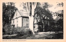 Concord MA School of Philosophy Orchard House Transcendentalism Vtg Postcard F33